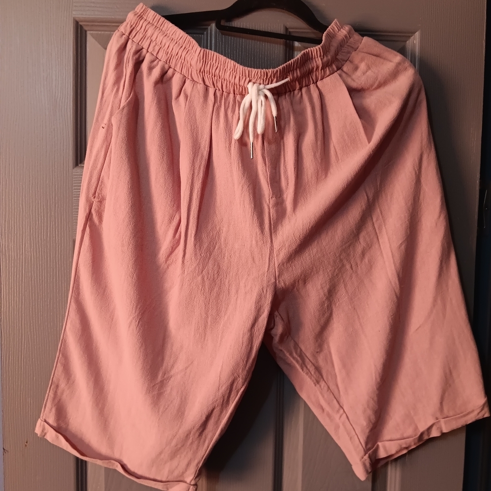 Women's Casual Drawstring Shorts - Dusty Rose
